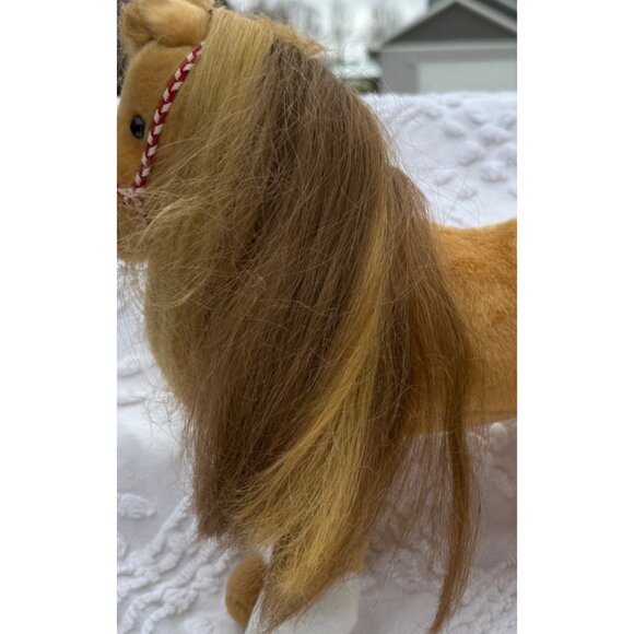 Cloud Dancer Indian Paint Horse Plush Stuffed Animal standing by Douglas feather - Picture 7 of 16